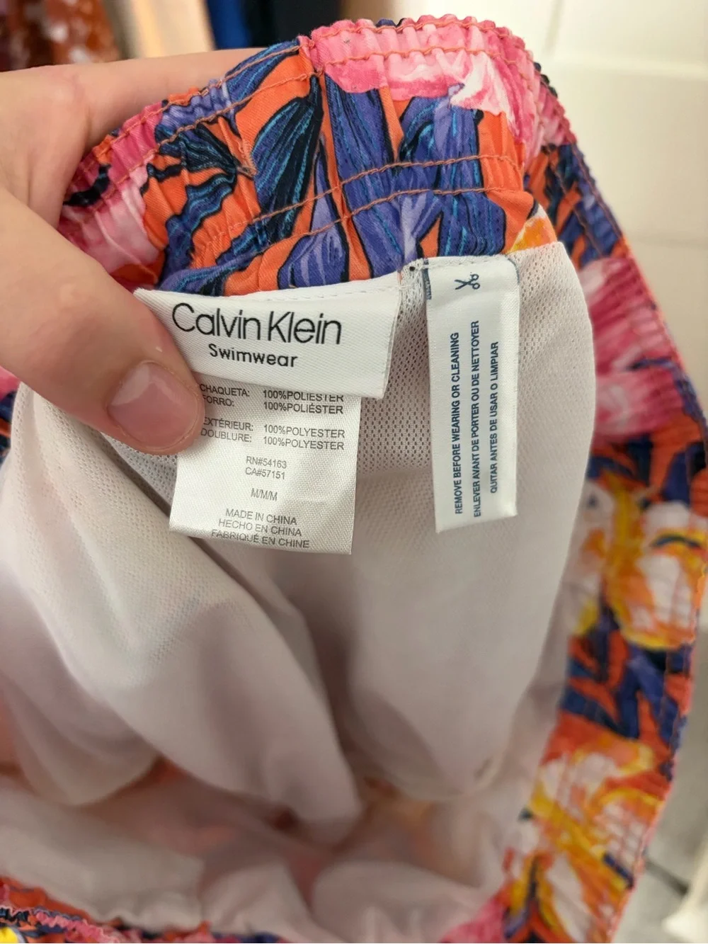Calvin Klein swim trunks